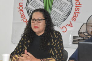 Periodista Lourdes Maldonado. Foto: @imnayibnava/