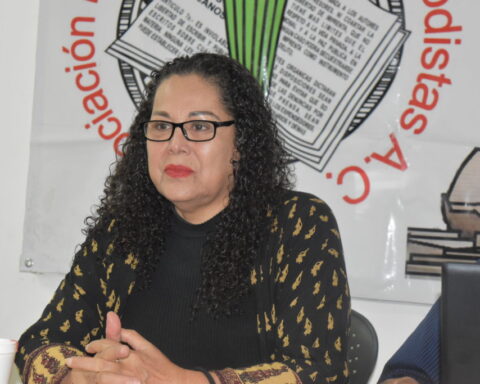 Periodista Lourdes Maldonado. Foto: @imnayibnava/