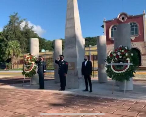 Conmemoración del 173 aniversario de la gesta heroica de los niños héroes Foto: Israel Aguilar