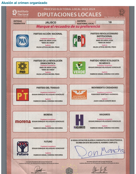 voto nulo Distrito 18